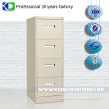 Wall mounted colorful file four drawer vertical filing cabinet